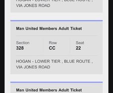4 Man United vs Leeds United tickets