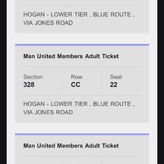 4 Man United vs Leeds United tickets