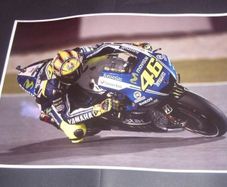 Valentino Rossi Movistar Yamaha 2014 Moto GP Print