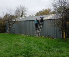 Steel shed