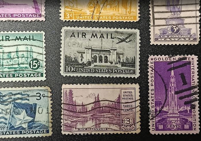1930s 1960s USA Airmail & Statehood History