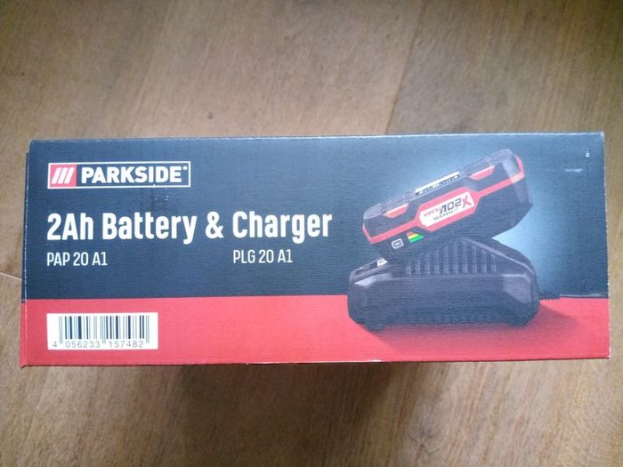 Parkside 2Ah Battery & Charger Set, Brand New with Warranty!