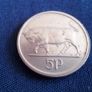 Five Pence Coin.  Irish. 1996. Image 2