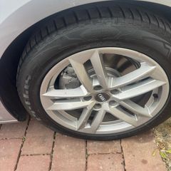 R17 audi alloys wheels & Nearly New tyres