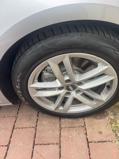 R17 audi alloys wheels & Nearly New tyres