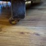 Antique Leather Chesterfield Sofa Couch - Needs Repair Image 4