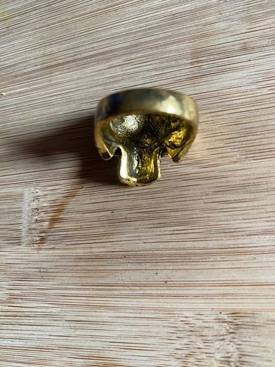 Skull ring large size