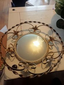 Vintage round mirror
