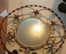 Vintage round mirror