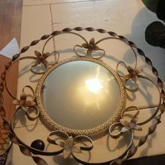 Vintage round mirror