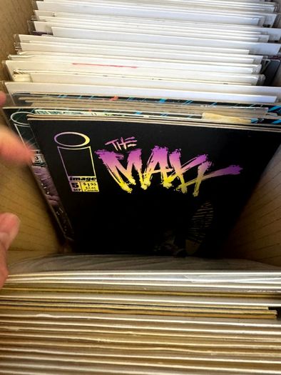 Image Long Comic Box w 275 comics for Sale