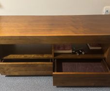 Harvey Norman Toki Entertainment Unit American Black Walnut Premium Quality