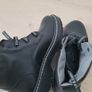 Black real leather lace ankle boots. New. Size 34EUR/ 2UK Image 2