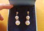 Newbridge Silverware Princess Grace collection Pearl Earrings