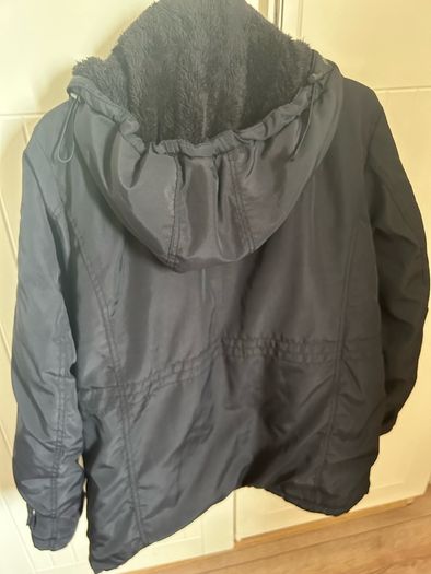 men's black winter jacket