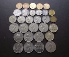 A Lot of 219 grams of coins from Zambia (1966-2019)