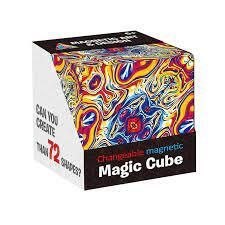3D Magnetic Colour Magic Cube Geometry Vertical Bulk Decompression Educational Toy Deformation Magnetic Thinking Training Variatio Shashibo Shape Shifting box Anti Stress Hand Flip Magic Cube Puzzle Toys Gift