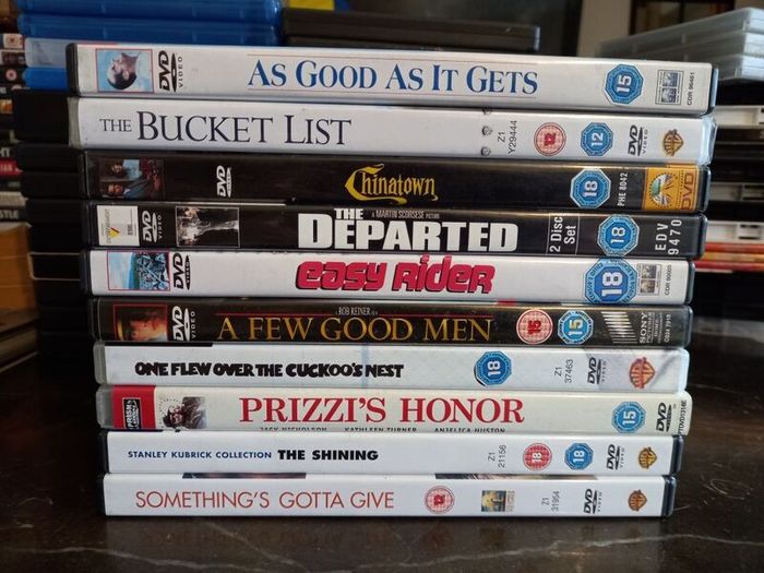 Jack Nicholson Dvd Collection Bundle Chinatown The Shining Easy Rider Etc