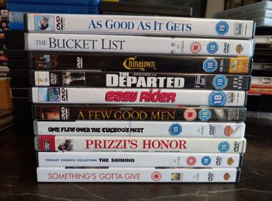 Jack Nicholson Dvd Collection Bundle Chinatown The Shining Easy Rider Etc