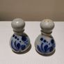 Vintage Stoneware Salt Glaze Pottery Salt & Pepper Shakers Image 5