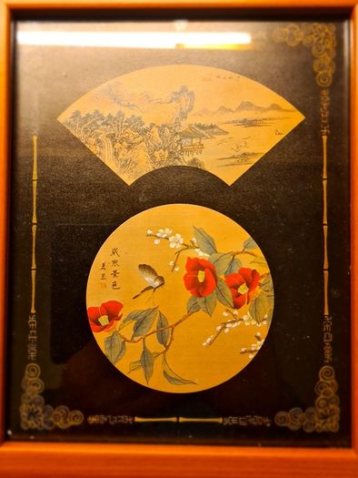 Framed Japanese  Art.