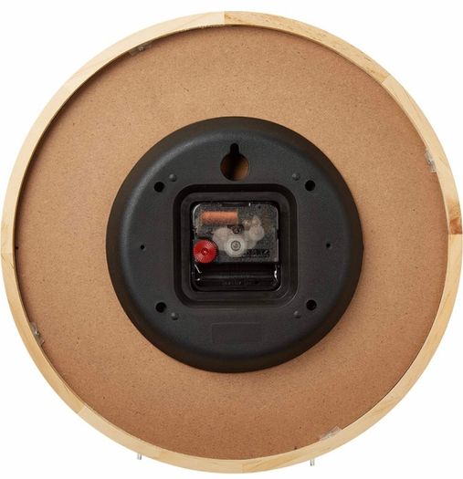 12 inches Wall Clock Kitchen Clock Silent Non-Ticking Quartz 3D Wood Numbers Display (MULTIPLE COLOURS)