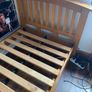 Single Wooden Bed Frame with Slatted Base Image 2