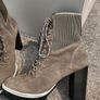 River Island ladies wedge heel boots Image 2