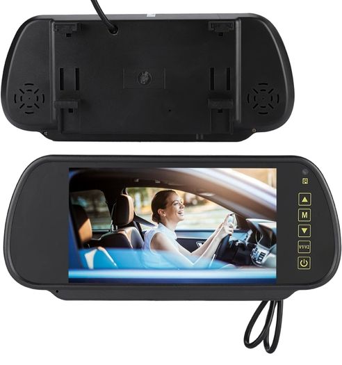Van, Truck, Camper Rear View 7" Lcd Monitor + Night Vision Infrared Reversing Parking Camera