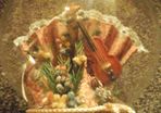 Vintage glass globe ornament