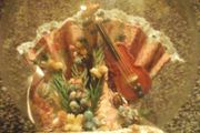 Vintage glass globe ornament