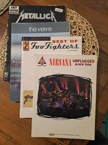 90's guitar books tab licks Nirvana Metallica Foo Fighters