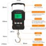 BRAND NEW 75Kg/10g Electronic Weighing Scale LCD Digital Display Hanging Hook Scale with Measuring Tape for Fishing Travel Image 4