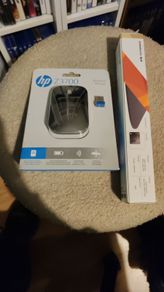 Logitech z3700 wireless mouse and Steelseries QcK mousepad