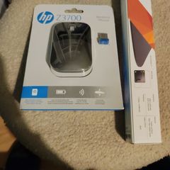 Logitech z3700 wireless mouse and Steelseries QcK mousepad