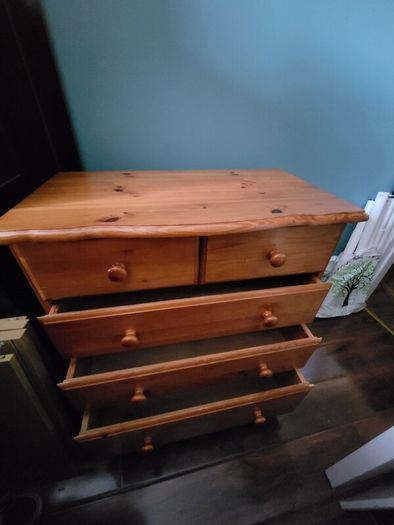 chest of drawers solid pine