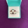 Ring - Enamel Silver Tone Metal Image 2
