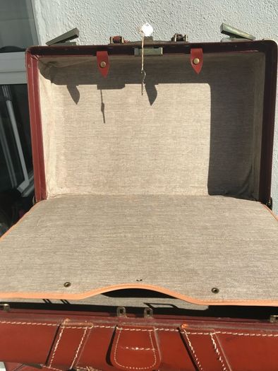 leather suitcases