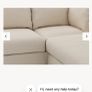 ikea large L sofa Image 2