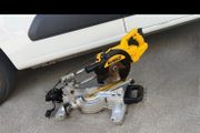 DeWalt DWS774 216mm XPS sliding mitre saw, 230/240V