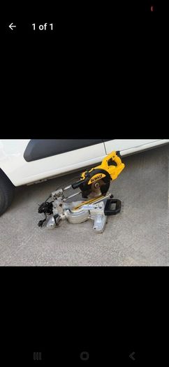 DeWalt DWS774 216mm XPS sliding mitre saw, 230/240V