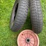 2 x Wheelbarrow wheels 3.50 - 8 Spares Repairs Image 4
