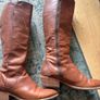 Tall Riding warm tan Boots size 6 UK USA Size 8/5 M Image 8