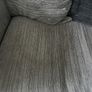 Free Modern 3-Seater Grey Fabric Sofa Image 3