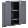 Garden Storage Cabinet Grey Image 4