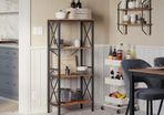 New Kitchen Living Room Stylish Bookcase - FREE P&P