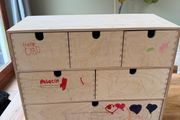 Mini Wooden Chest of Drawers
