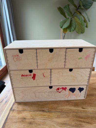 Mini Wooden Chest of Drawers