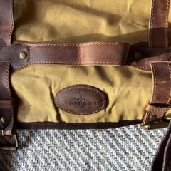 Tourbon Leather and Canvas Knife Roll