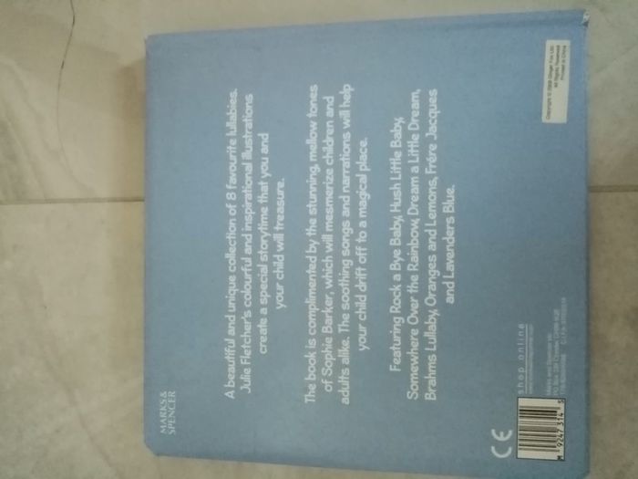 Lullaby book and music cd